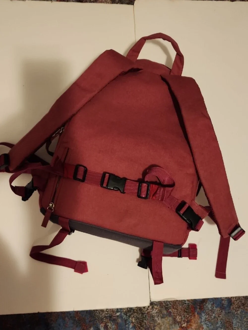 Beaspire Burgundy Multimedia Backpack